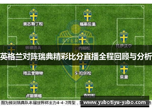 英格兰对阵瑞典精彩比分直播全程回顾与分析